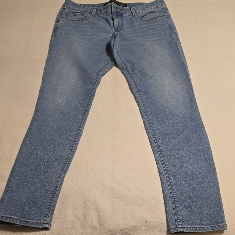 Express Light Blue Skinny Leg Jeans